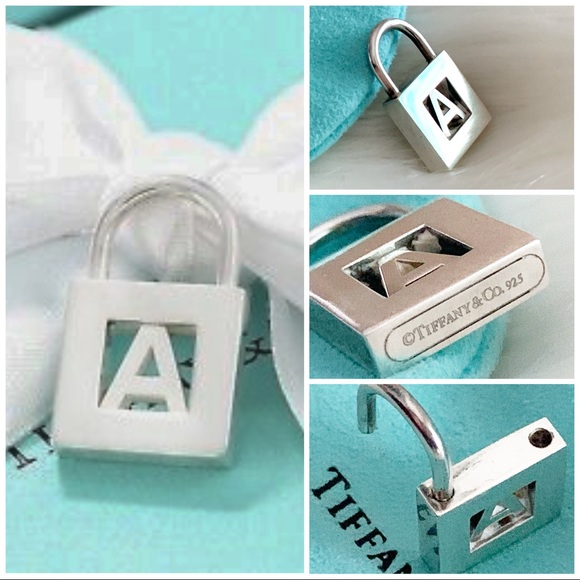 Tiffany & Co. Jewelry - Tiffany & Co. Letter A padlock charm CLEAN SHINY